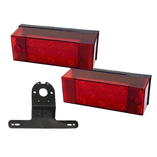 Peterson Manufacturing LIGHTSCLEARANCE AND TAIL RV Tail Light LED Can Be Submerged In Water Rectangular With 856856L V947